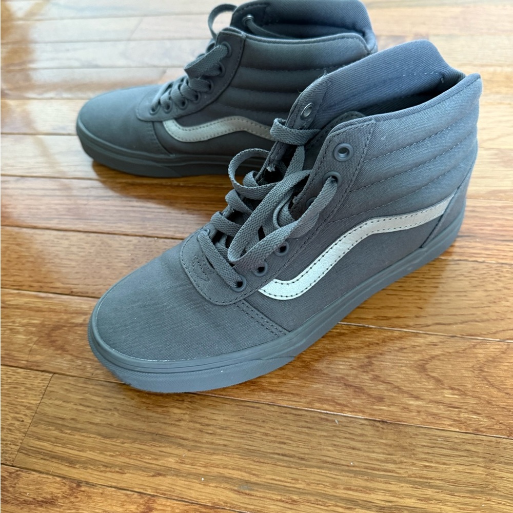 Vans Off The Wall 500714 Old Skool canvas high top sneakers skate shoes